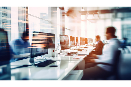 office blurry business background ai, a Background Photo by pikepicture