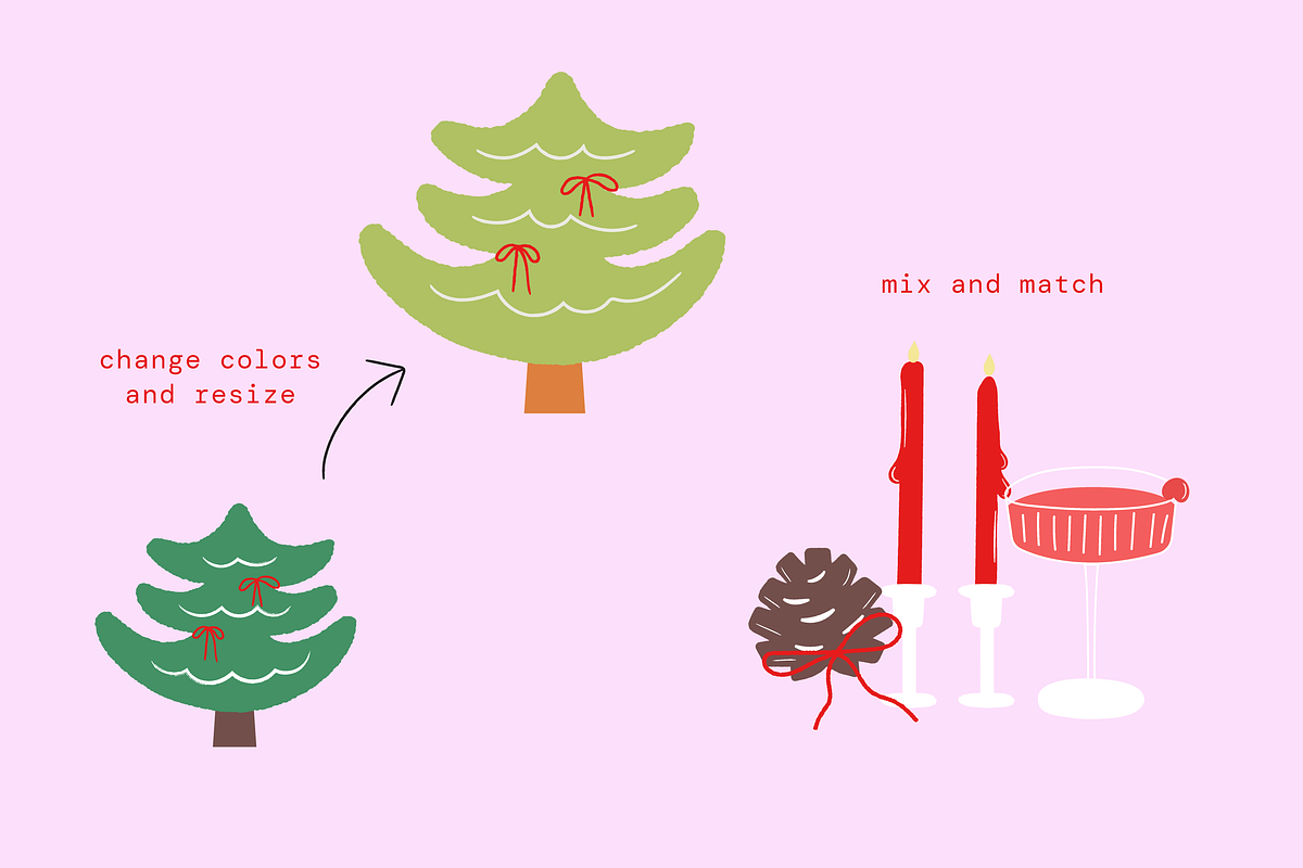 Holiday Joy Christmas Collection, a Seasonal Illustration by Seiju Park (Photo 6 of 7)