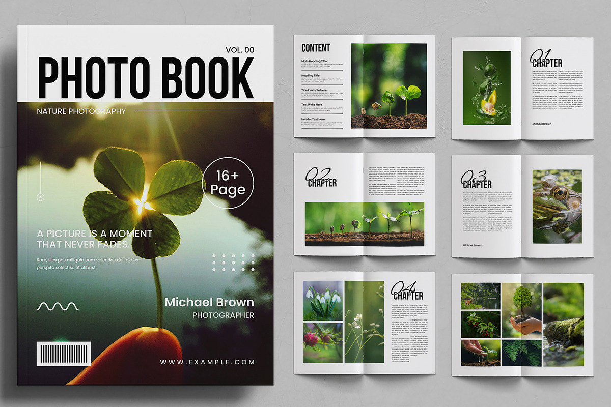 Photo Book Template, a Magazine Template by ContestDesign (Photo 1 of 3)