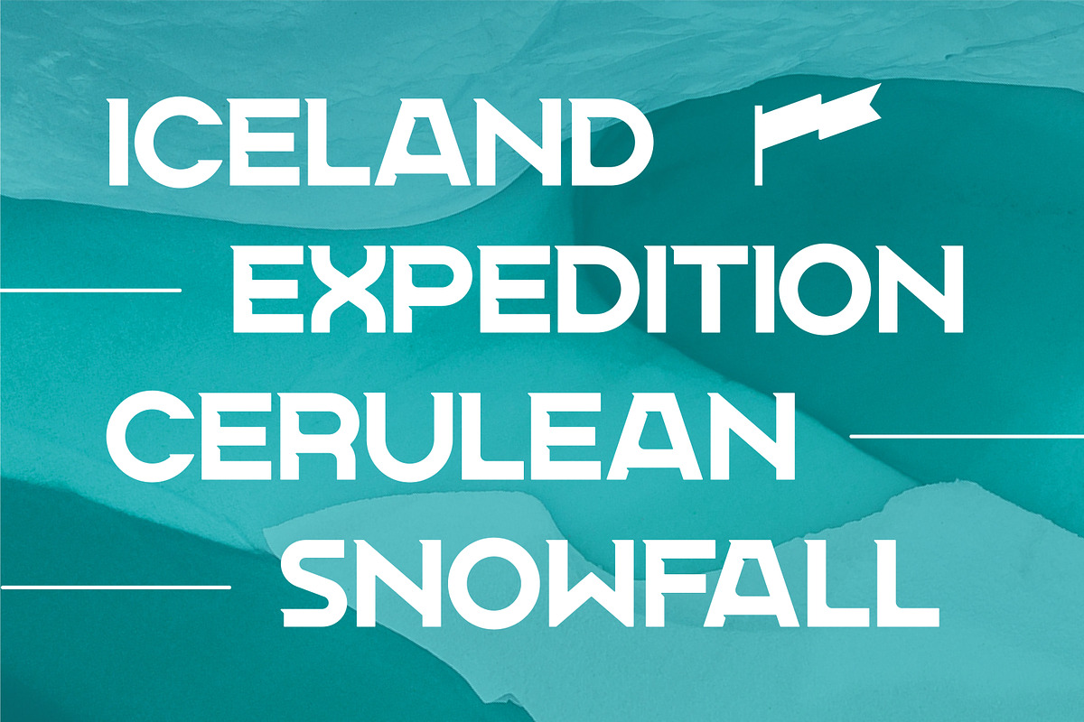 Glacier - Bold Serif Font preview 2