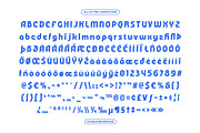 CS Delfine Rippled, a Sans Serif Font by Craft Supply Co. (Thumbnail 8 of 8)