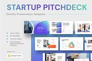 Startup Pitch Deck Google Slides, a Presentation Template by New Coral Design (Thumbnail 1 of 7)