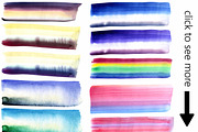 Watercolor Brushstrokes, a Texture Graphic by artabramova (Thumbnail 6 of 9)