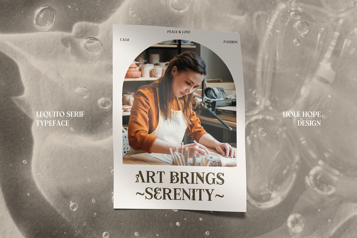 Lequito | Liquid Decorative Serif, a Serif Font by Hole Hope Design (Photo 8 of 10)