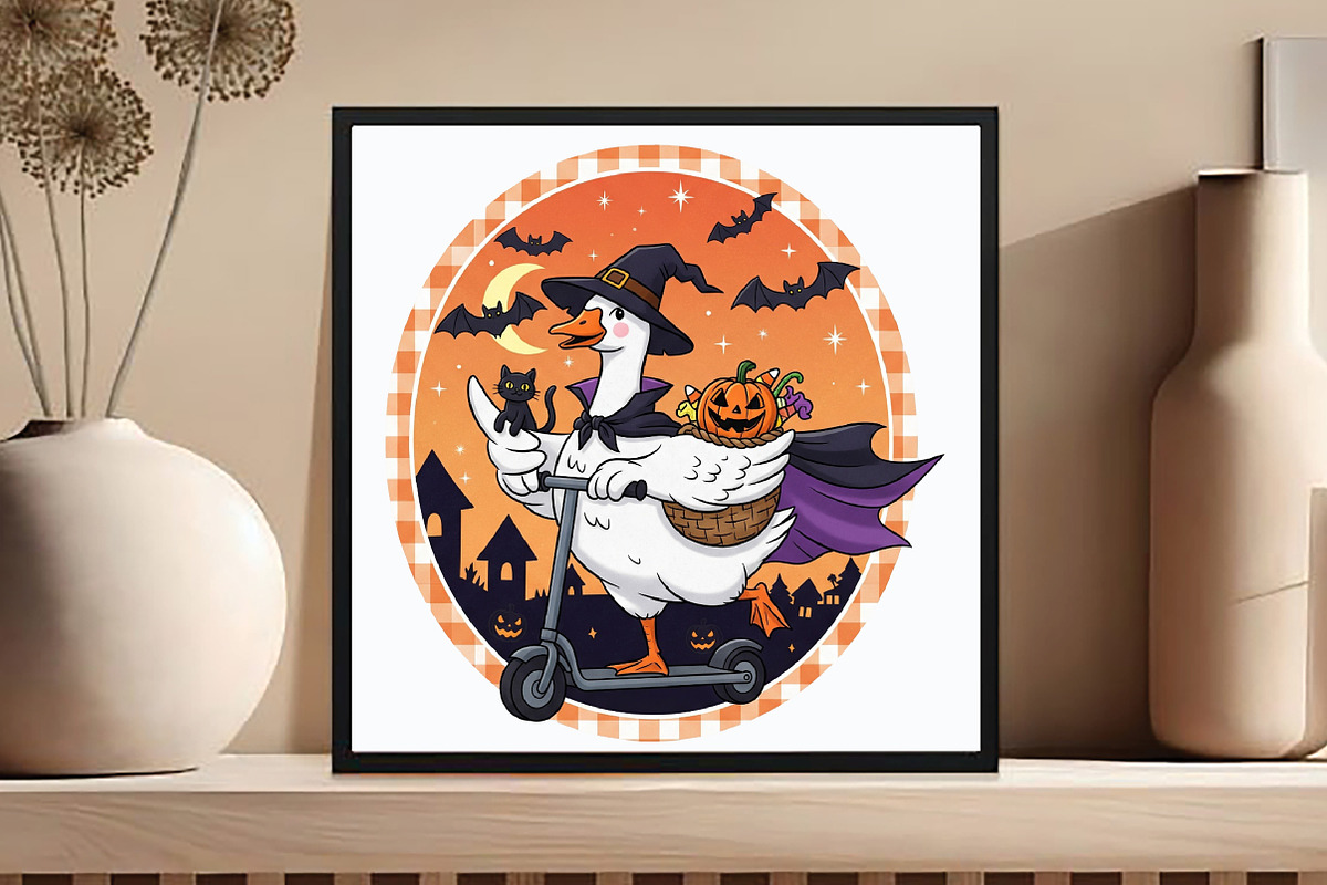 Funny Halloween Silly Goose Png,Boy, an Illustration by DreamCafeArt (Photo 5 of 7)