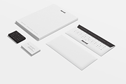 Minimal Black and White Brand Kit, a Stationery Template by Viaduc (Thumbnail 2 of 5)