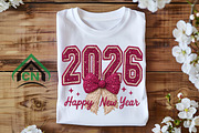 Knitted 2026 Happy New Year PNG, an Illustration by Craft Nest (Thumbnail 5 of 7)
