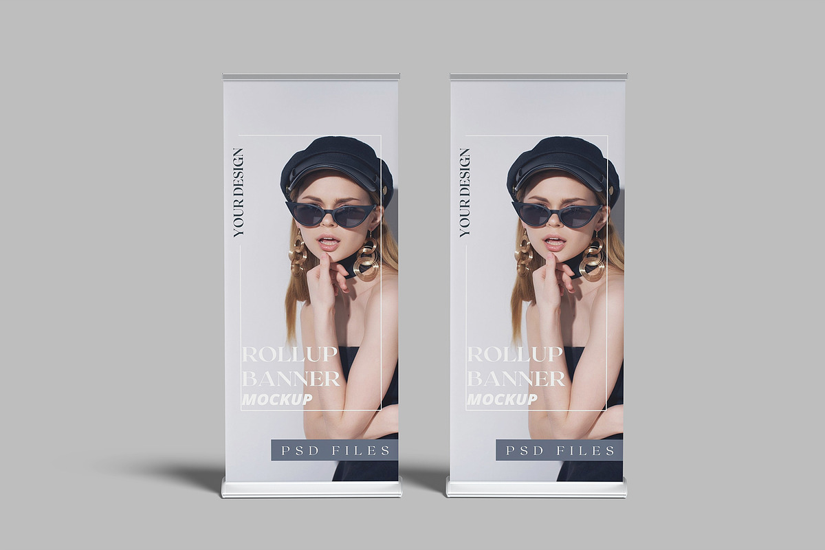 Roll Up Banner Mockup, a Print Template by lamorastudio (Photo 2 of 11)