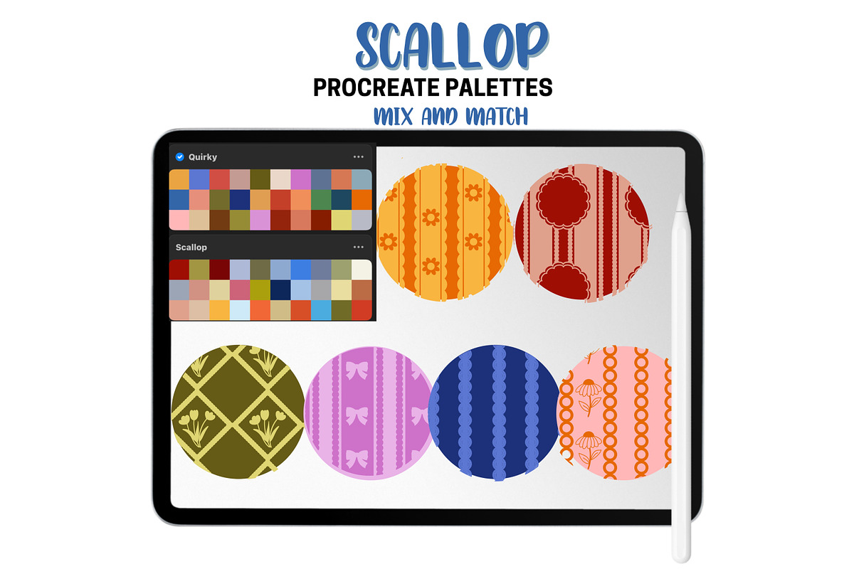 Scallop Pattern Procreate Brushes, a Brush Add-On by Brush Lab (Photo 9 of 9)