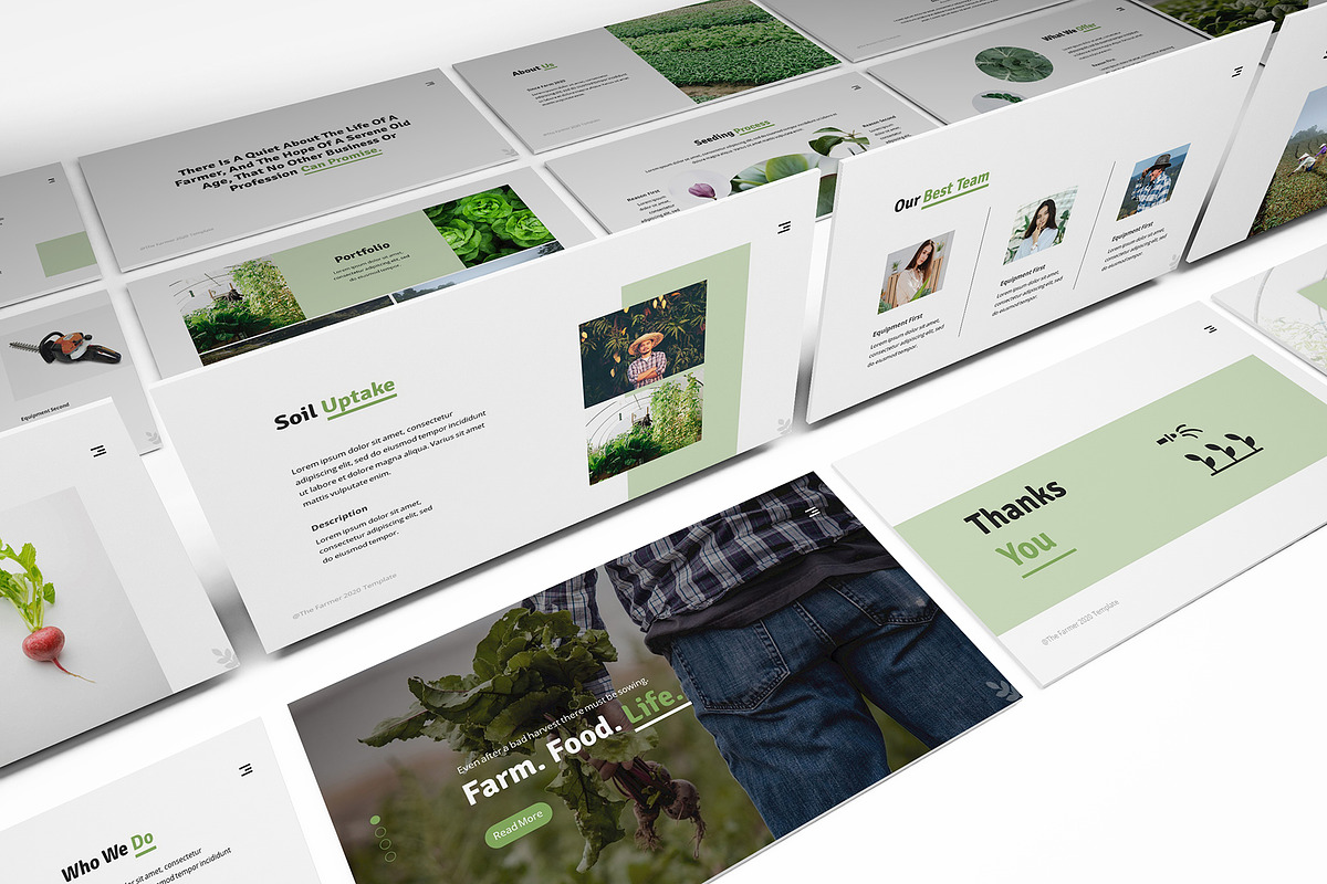 The Farmer Powerpoint Template, a Presentation Template by Formatika Studio (Photo 2 of 10)