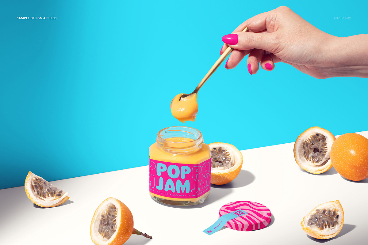 Jam Jar Mockup Bundle, a Cups & Container Mockup by creatsy5 (Photo 30 of 65)
