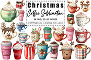 Cute Christmas Coffee Sublimation, a Graphic by CitraGraphics (Thumbnail 1 of 4)