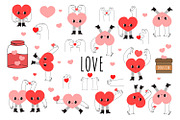 Valentines Day Heart Characters, a Healthcare Illustration by the_myro (Thumbnail 1 of 21)