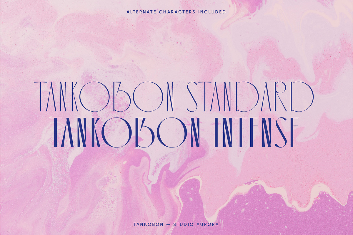 Tankobon – Angular Display Font, a Sans Serif Font by Studio Aurora (Photo 6 of 13)