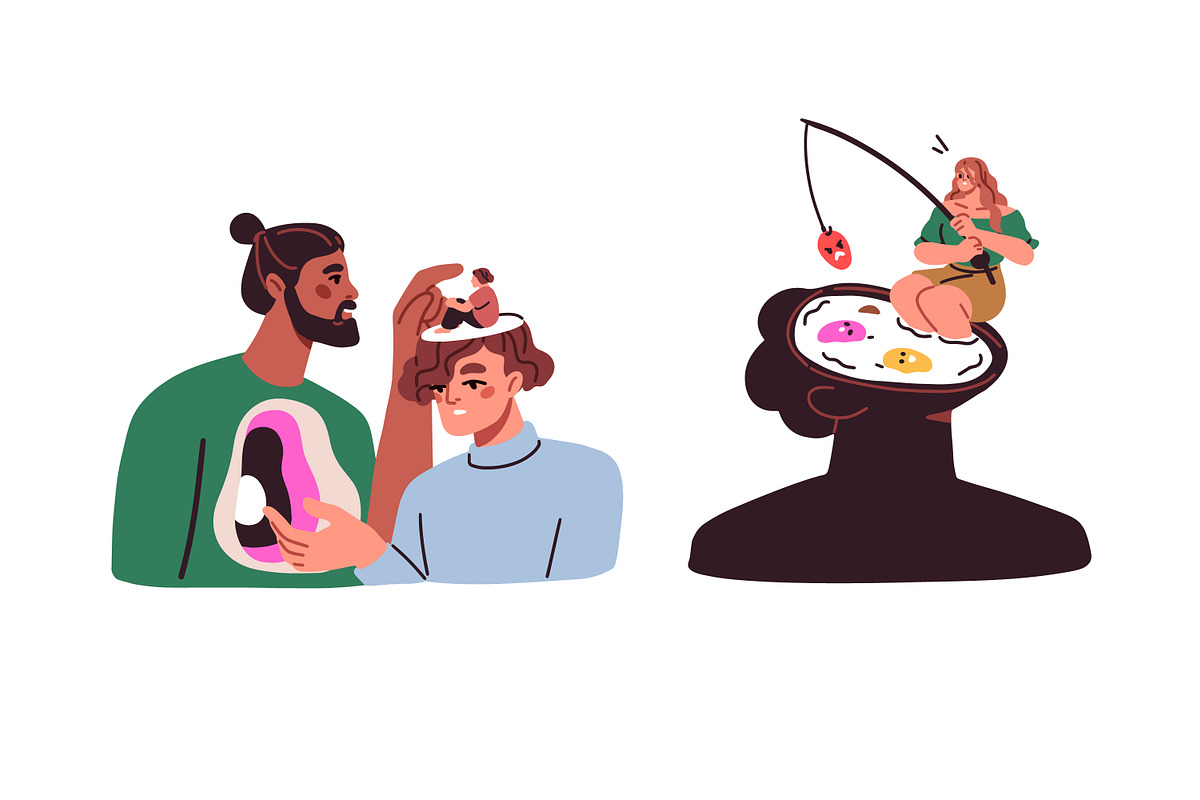 Inner world, psychology concepts set, a Person Illustration by Good Studio (Photo 3 of 5)