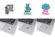 Cool Motivational Stickers, an Object Graphic by Nina Shaw (Thumbnail 7 of 10)