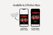 Basketball Social Media Templates, a Social Media Template by Anna Design Studio (Thumbnail 3 of 11)