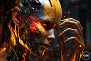 Cyborgs and Robots Illustrations, an Object Graphic by Other Side Art (Thumbnail 8 of 16)