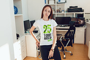 25 T-Shirts Mock-Up (Part 3), a Shirt Mockup by Freeman Studio (Thumbnail 14 of 32)