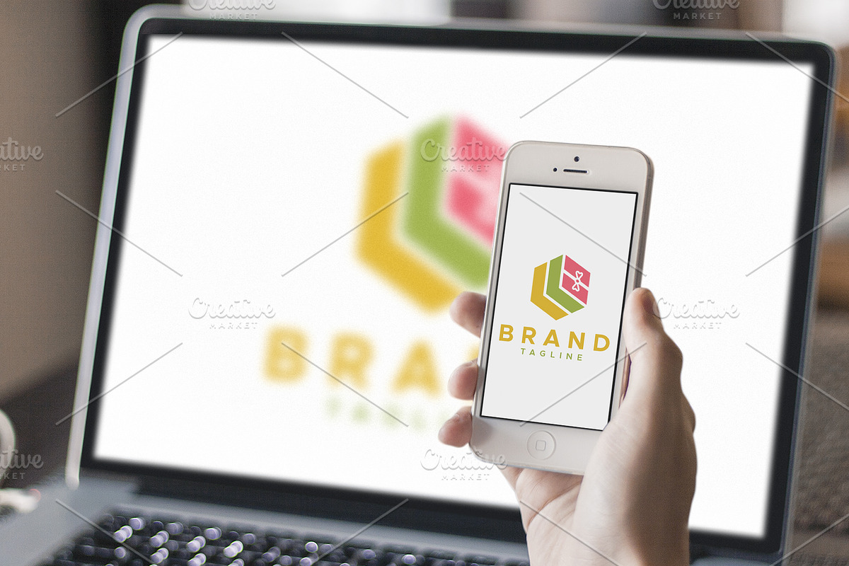 Gift box logo design template, a Branding & Logo Template by Amadul11 (Photo 4 of 4)