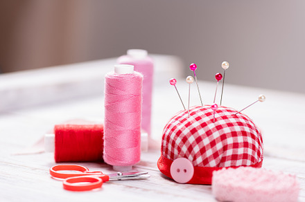 Handmade and sewing background, a Beauty & Fashion Photo by LanaSweet