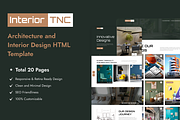 Interior - Modern Interior Template, a HTML Template by TNCFlow (Thumbnail 1 of 5)