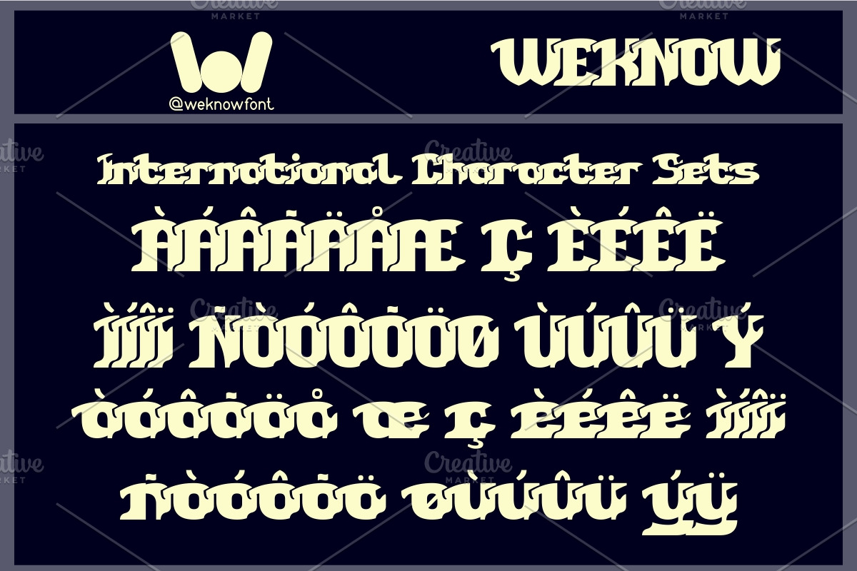 Dark Light Warrior font, a Font by weknow (Photo 9 of 10)