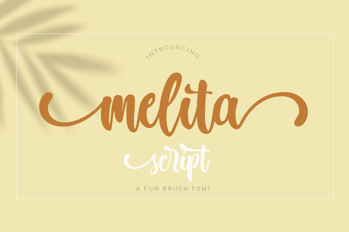 Melita script, a Script Font by Franstudio (Photo 1 of 6)