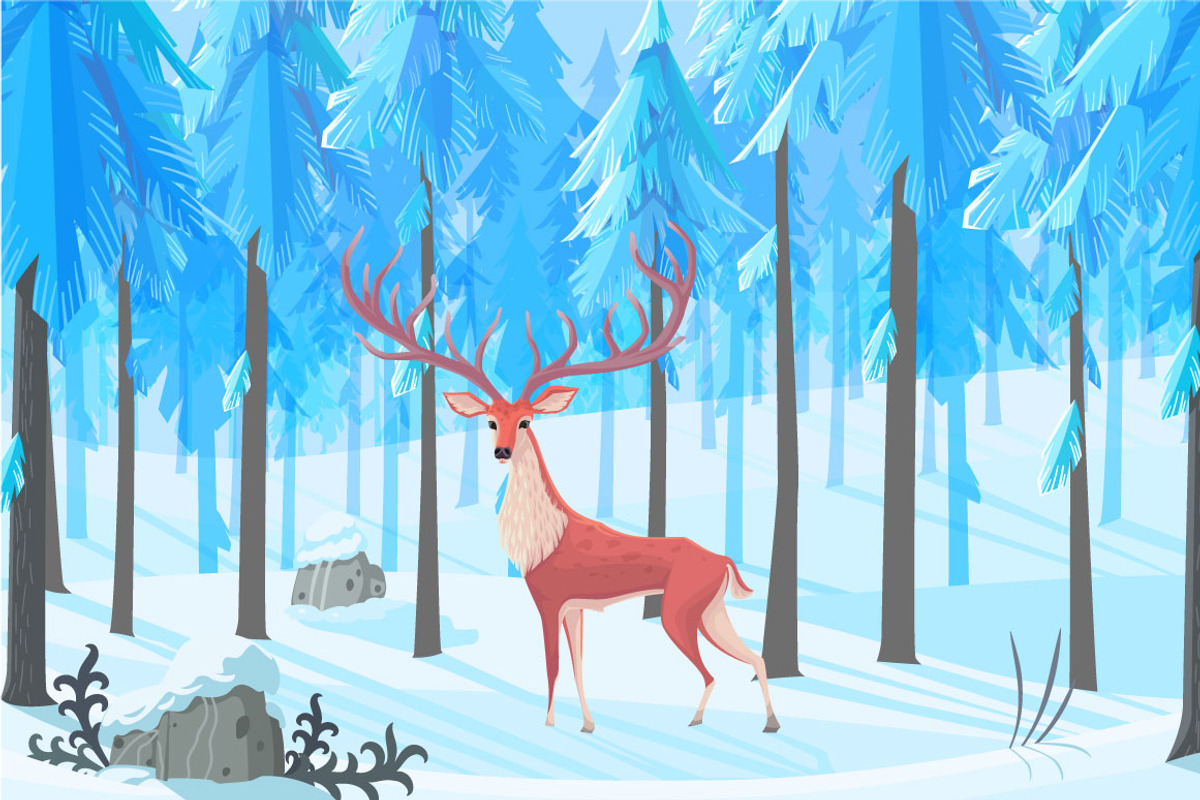 Vector winterland collection, an Animal Illustration by SHMEL_Studio (Photo 2 of 10)