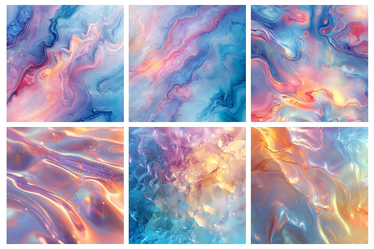Opal textures, a Texture Illustration by RobertsArt (Photo 7 of 7)