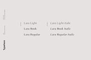 Lara - Sophisticated Serif Typeface, a Serif Font by Cassandra Cappello (Thumbnail 2 of 5)