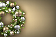 Big golden Christmas & New Year set, a Decorative Illustration by Vjom (Thumbnail 8 of 30)