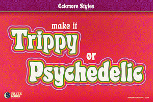 Eckmann & Eckmore Psychedelic Fonts