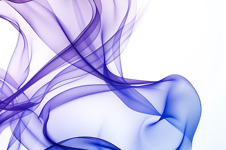 Smoke Swirls on White Background, an Abstract Photo by Ocean Digital Art