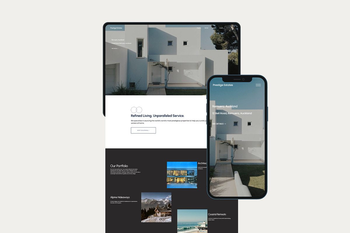 Real Estate Agent Website Template preview 6