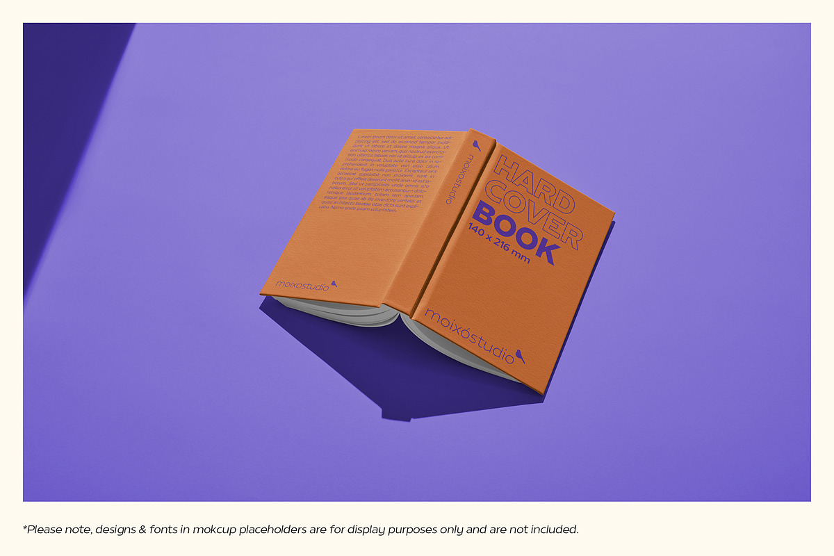 Book Mockup Set, a Print Template by Moixo studio (Photo 5 of 7)