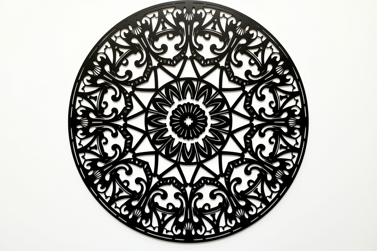 Intricate Mandala Laser Cut Designs, an Object Graphic by abu67222 (Photo 16 of 16)