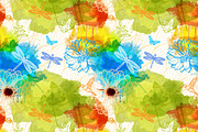Seamless watercolor patterns, a Pattern Graphic by Vikpit (Thumbnail 7 of 7)