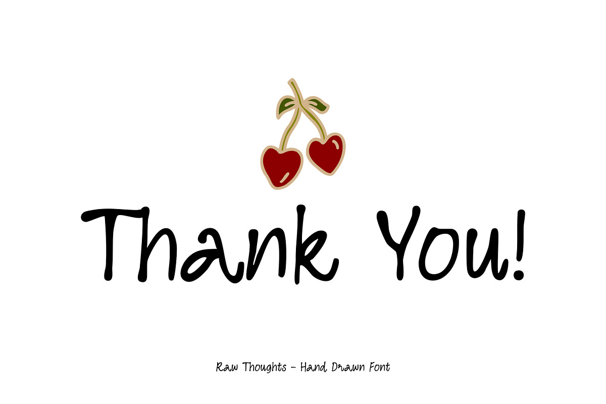 Raw Thoughts - Handwritten Font, a Handwritten Font by Artflorara (Photo 11 of 11)