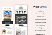 Real Estate Newsletter Template Pack, an Email Template by PittaFinePrint (Thumbnail 3 of 9)