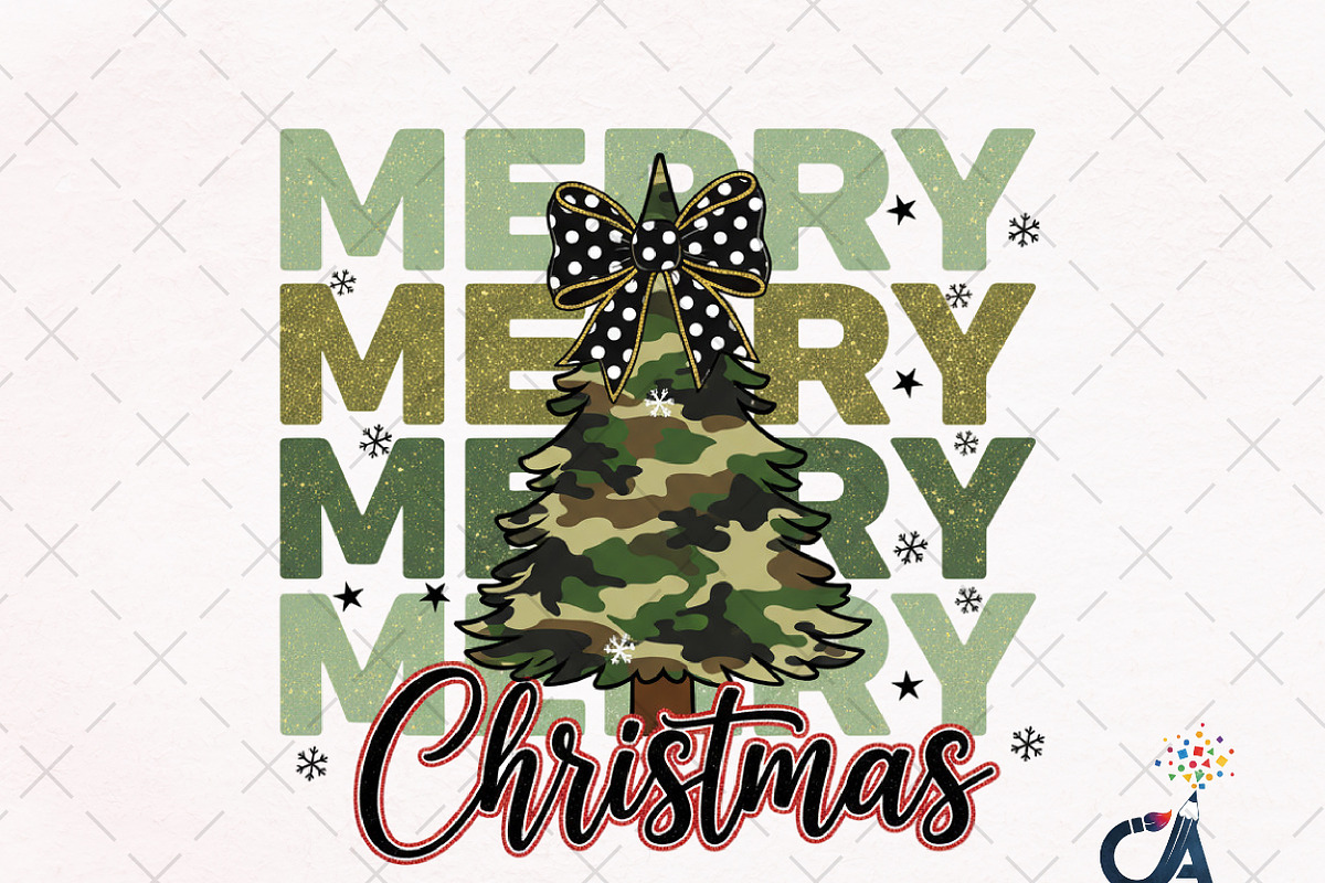 Merry Christmas Tree Png, an Illustration by Creative Art (Photo 1 of 6)
