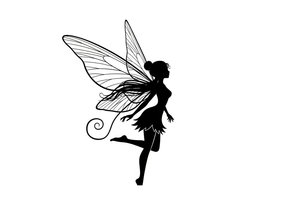Magical Fairy Silhouette Bundle, an Illustration by jahid234 (Photo 6 of 51)