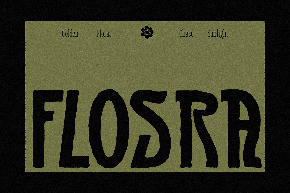 SFC Flosra - Folkcraft Display, a Slab Serif Font by Saera Type (Photo 1 of 12)