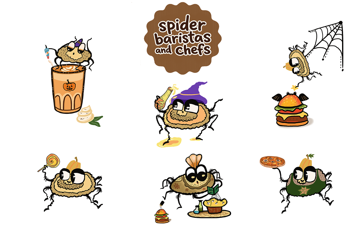 Spooky Kitchen Halloween Clipart, a Food Illustration by FaliushViktoriaArtist (Photo 5 of 17)