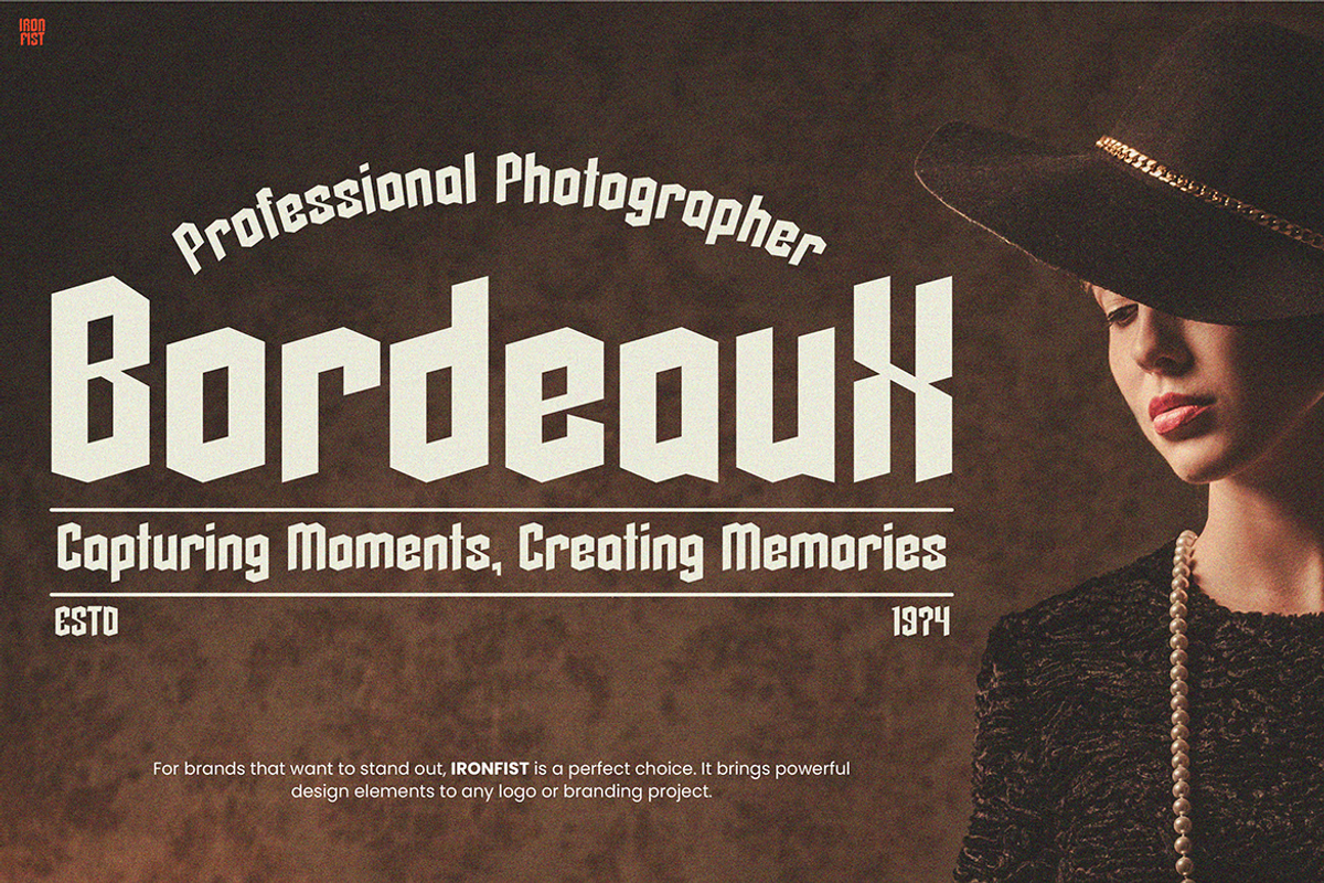 Ironfist, a Font by Pinisi ART (Photo 5 of 10)