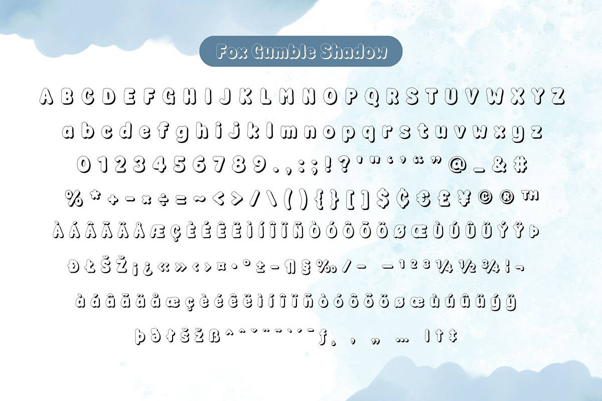 Fox Gumble : 6 Font Style, a Handwritten Font by Fox7 By Rattana (Photo 10 of 14)