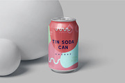 Round Tin Soda Can Mockups, a Product Mockup by megostudi0 (Thumbnail 7 of 7)