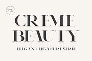 Creme Beauty – Elegant Serif, a Serif Font by Fikryal Studio (Thumbnail 1 of 15)