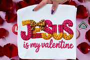 Jesus is My Valentine Png Faux Yarn, an Illustration by Craft Nest (Thumbnail 3 of 7)