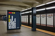 New York Metro Ad Screen Mock-Up 2, an Advertising Mockup by Graphic Shelter (Thumbnail 3 of 8)